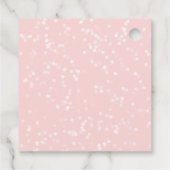 Winter Onederland 1st Birthday Geschenkanhänger (Rückseite)