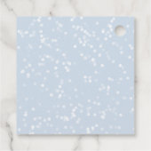 Winter Onederland 1st Birthday  Geschenkanhänger (Rückseite)