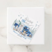 Winter Onederland Arctic Animal Boy 1st Birthday Geschenkanhänger (Beispiel)