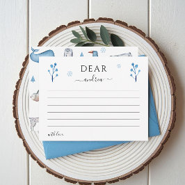 Winter Onederland Arctic Animals Time Capsule Begleitkarte