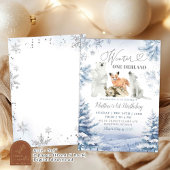 Winter Onederland Arctic Animes erster Geburtstag Einladung