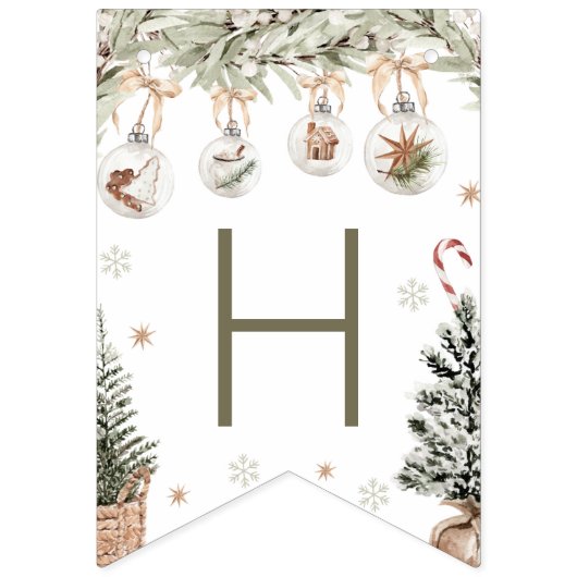 Winter Onederland Birthday Banner (Zweite Fahne)