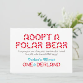 Winter ONEderland Birthday Polar Bear Gefälligkeit