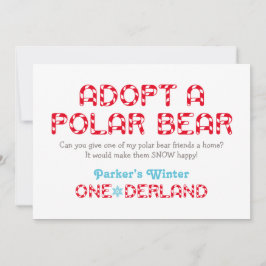 Winter ONEderland Birthday Polar Bear Gefälligkeit