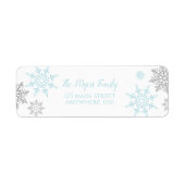 Winter Onederland Blue Silver Snowflake (Vorne)