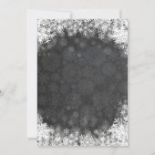 Winter Onederland Boy 1. Geburtstag Einladung (Rückseite)