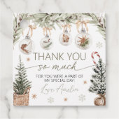 Winter Onederland Dankeschön-Anhänger Geschenkanhänger (Vorderseite)