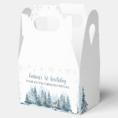 Winter Onederland Dee Birthday Party Fevor Box Geschenkschachtel (Geöffnet)