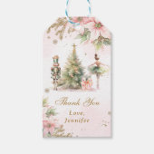 Winter Onederland der Nutcracker Geburtstag Danke Geschenkanhänger (Vorderseite)
