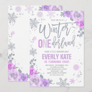 Winter ONEderland Einladung