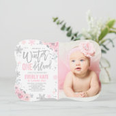 Winter ONEderland Einladung (Stehend Vorderseite)