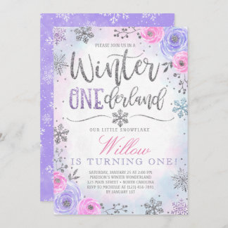 Winter ONEderland Einladung