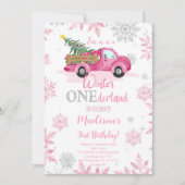 Winter ONEderland Einladung (Vorderseite)