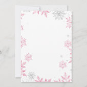 Winter ONEderland Einladung (Rückseite)