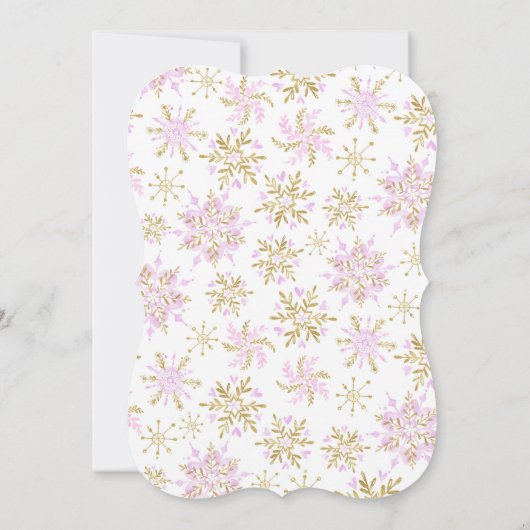 Winter ONEderland Einladung (Rückseite)