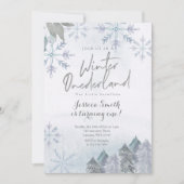 Winter Onederland Einladung zum 1. (Vorderseite)