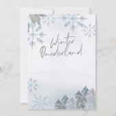 Winter Onederland Einladung zum 1. (Rückseite)