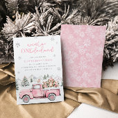 Winter Onederland Einladung zum ersten Geburtstag