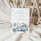 Winter Onederland Einladung zum ersten Geburtstag