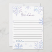 Winter Onederland Erste Geburtstagszeit Kapselkart Einladung (Vorderseite)