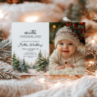 Winter Onederland Erster Geburtstag Foto