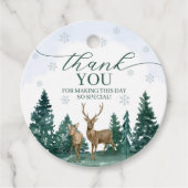 Winter ONEderland Favor Tag Geschenkanhänger (Vorderseite)