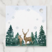 Winter ONEderland Favor Tag Geschenkanhänger (Rückseite)