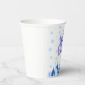 Winter Onederland First Birthday Party Cups Pappbecher (Rechts)