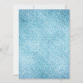 Winter onederland for Boy first birthday Einladung (Rückseite)