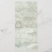 Winter Onederland Forest Erster Geburtstag Menükarte (Rückseite)