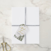 Winter Onederland Forest Erster Geburtstag Vielen Geschenkanhänger (Mit Garn)