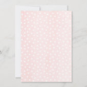 Winter ONEderland Geburtstag Einladung Gold Pink (Rückseite)