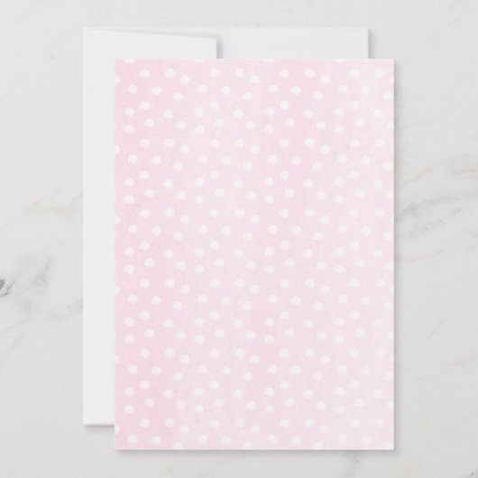 Winter ONEderland Geburtstag Einladung Silber Rosa (Rückseite)