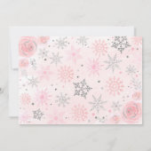 Winter ONEderland Geburtstag Vielen Dank Karten (Rückseite)