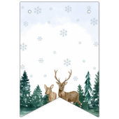 Winter ONEderland Geburtstagsbanner Wimpelkette (Erste Fahne)