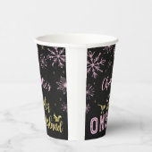 Winter Onederland Geburtstagspapier Cups Snowflake Pappbecher (Rechts)