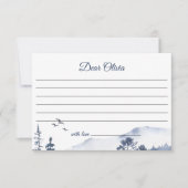 Winter Onederland Geburtstagszeit Kapselnotiz Einladung (Vorderseite)