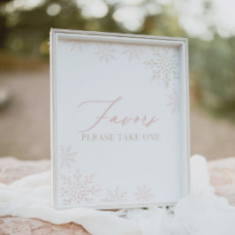 Winter Onederland Glitzer Geburtstagsfavoriten-Zei Poster