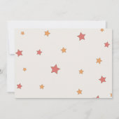 Winter Onederland Hippie Weihnachtsbaum Geburtstag Einladung (Rückseite)