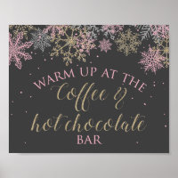 Winter Onederland-Kaffee- und Schokoladenzeichen