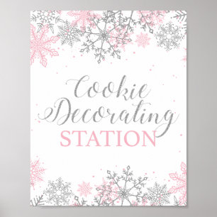 Winter Onederland Kek-Verzierungsstation Poster