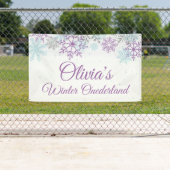 Winter Onederland Lila Banner (Insitu)