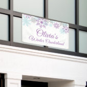Winter Onederland Lila Banner (Äußeres Gebäude)