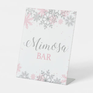 Winter Onederland Mimosa Bar Sockelschild