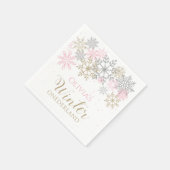 Winter Onederland Napkin Serviette (Ecke)