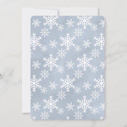 Winter Onederland Nutcracker zum ersten Geburtstag (Rückseite)