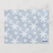 Winter Onederland Nutcracker zum ersten Geburtstag Postkarte (Rückseite)