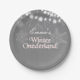 Winter onederland pappteller