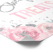 Winter ONEderland Party Dekor Süße Leckereien Unte Poster (Ecke)