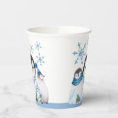Winter Onederland Penguins Pappbecher (Links)